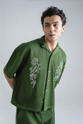 Jacquard Cropped Shirt
